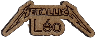 Magnet - Logo musique Metallica personnalisable